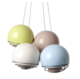 Green and Blue Birdball Belle Feeder